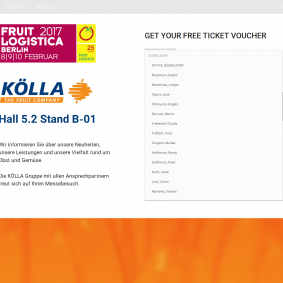 meetus@koella, Fruit Logistica 02/2017