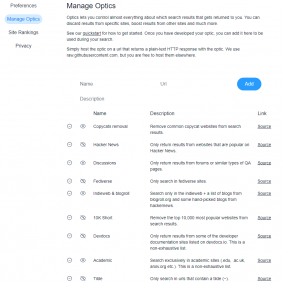 Stract - Optiken verwalten