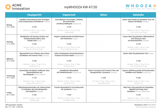 NACHHER II: Speiseplan als PDF